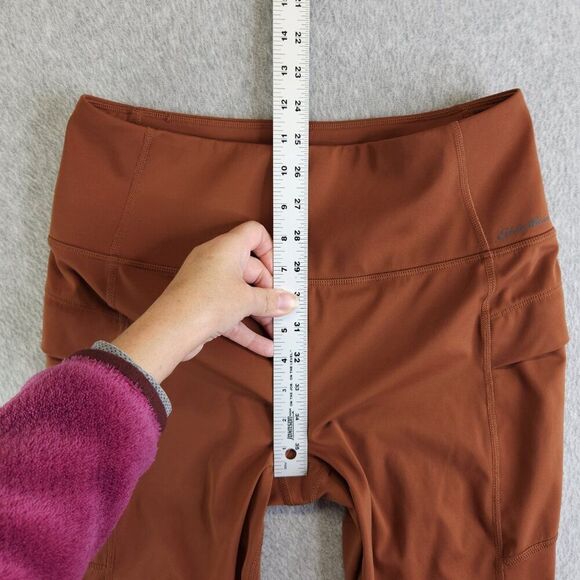 Eddie Bauer Leggings Womens TL Camel Brown Cargo Ankle Trekking Overlanding - Picture 11 of 14